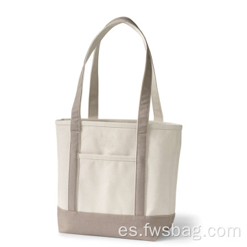 Bolsas de compras personalizadas de bolsas personalizadas de algodón de algodón